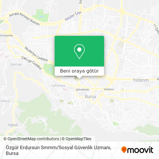Özgür Erdursun Smmm / Sosyal Güvenlik Uzmanı harita