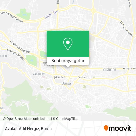 Avukat Adil Nergiz harita