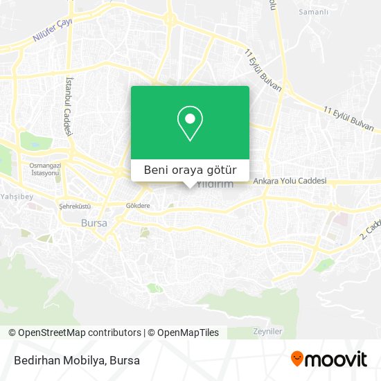 Bedirhan Mobilya harita