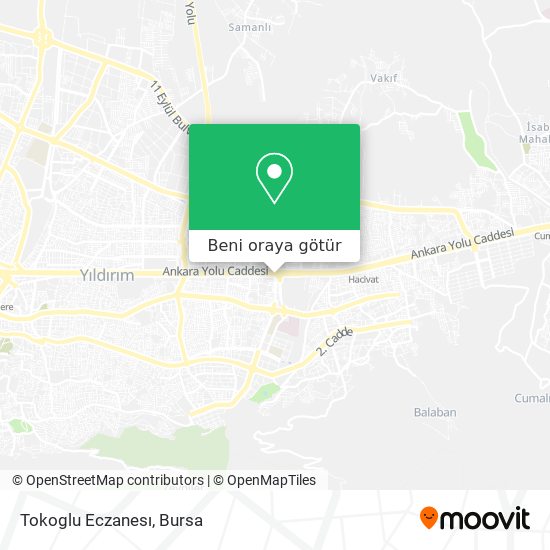 Tokoglu Eczanesı harita