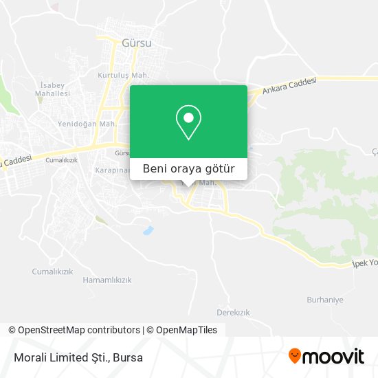 Morali Limited Şti. harita