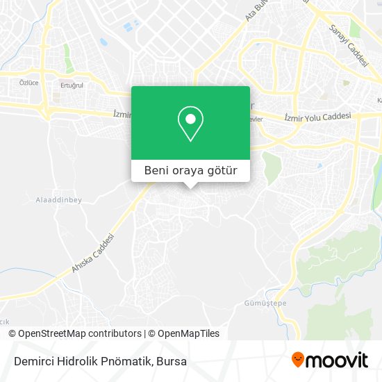 Demirci Hidrolik Pnömatik harita