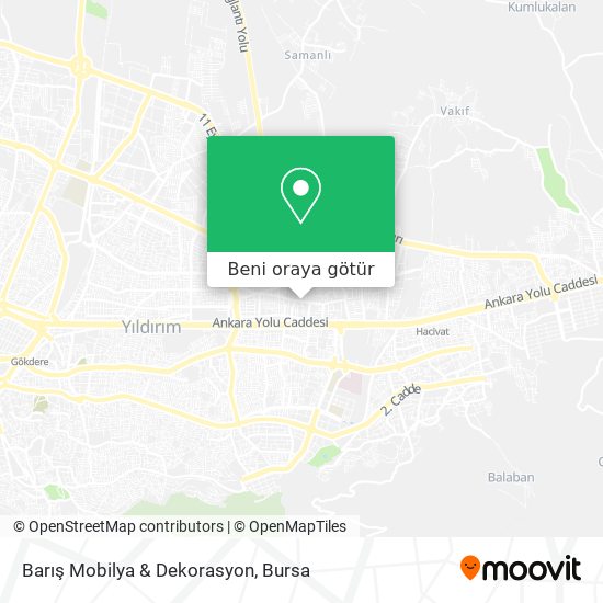 Barış Mobilya & Dekorasyon harita