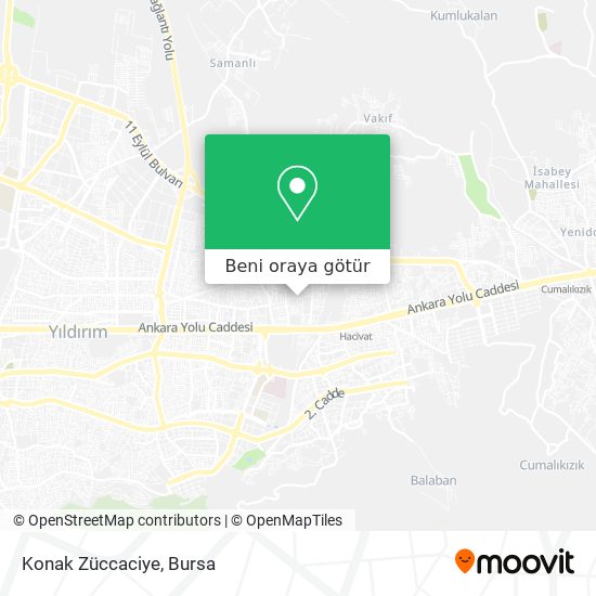 Konak Züccaciye harita