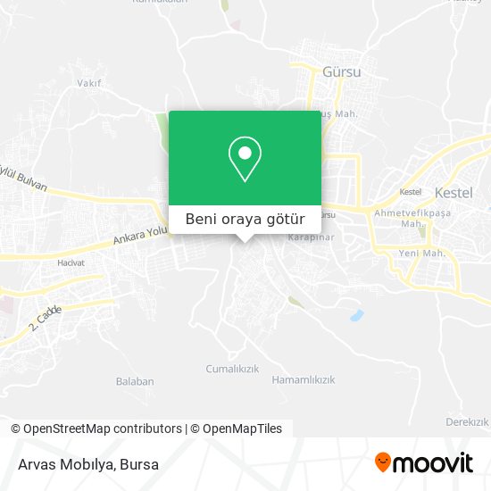 Arvas Mobılya harita