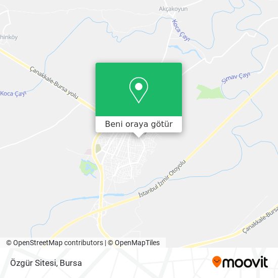 Özgür Sitesi harita