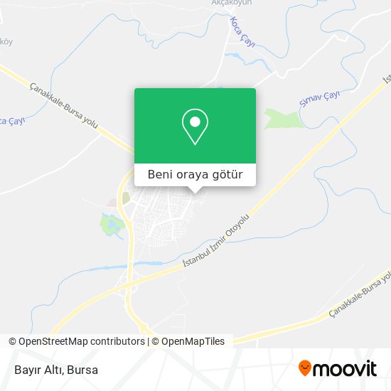 Bayır Altı harita