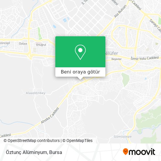 Öztunç Alüminyum harita