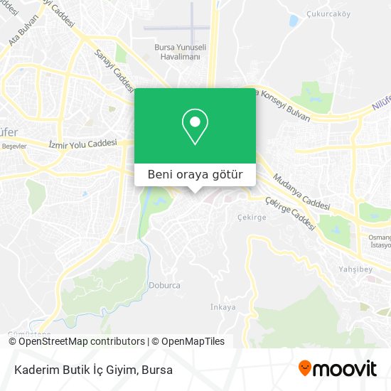 Kaderim Butik İç Giyim harita