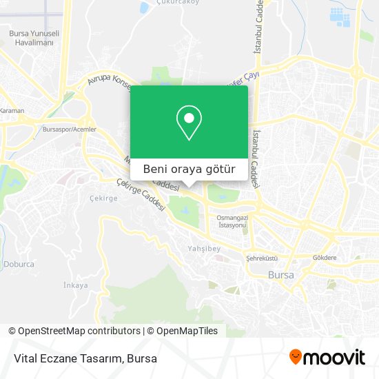Vital Eczane Tasarım harita