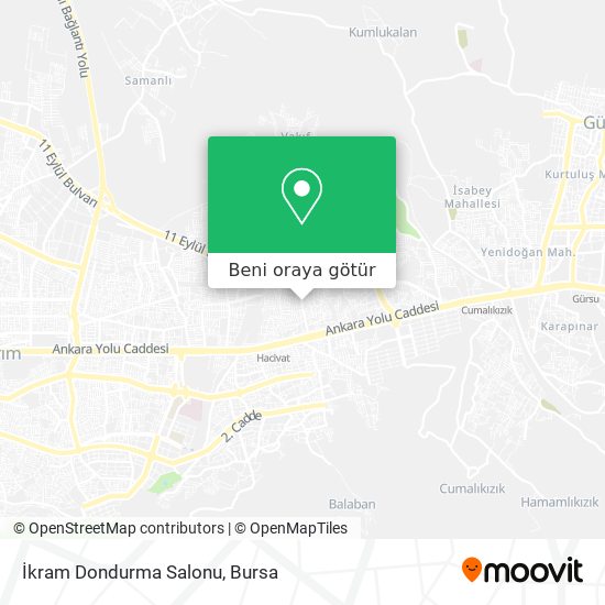 İkram Dondurma Salonu harita