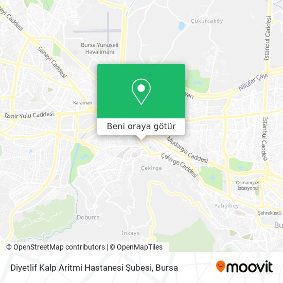 Diyetlif Kalp Aritmi Hastanesi Şubesi harita