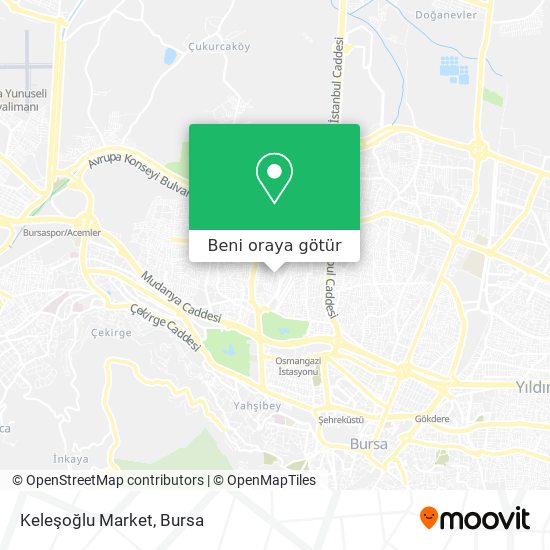 Keleşoğlu Market harita