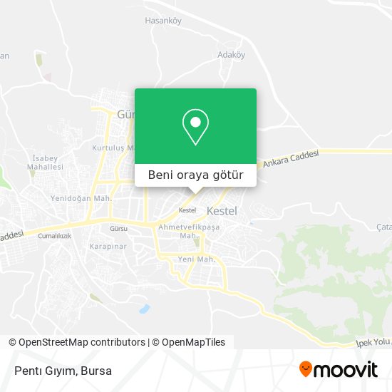 Pentı Gıyım harita