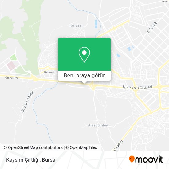 Kaysim Çiftliği harita