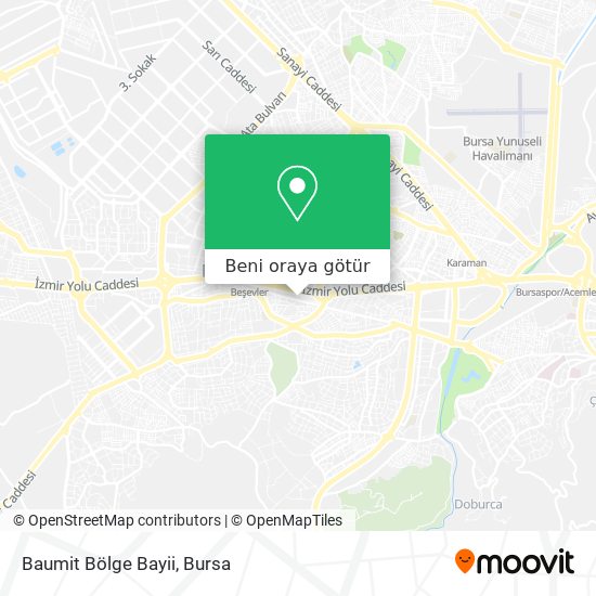 Baumit Bölge Bayii harita