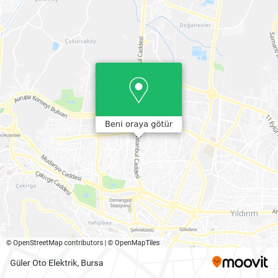 Güler Oto Elektrik harita