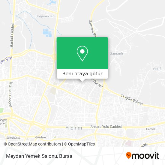 Meydan Yemek Salonu harita