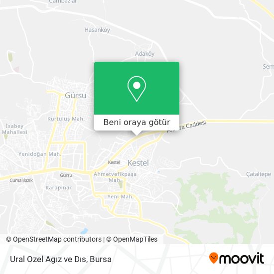 Ural Ozel Agız ve Dıs harita