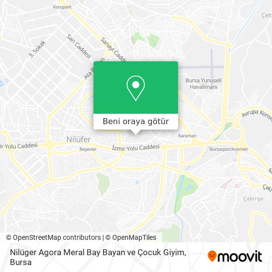 Nilüger Agora Meral Bay Bayan ve Çocuk Giyim harita