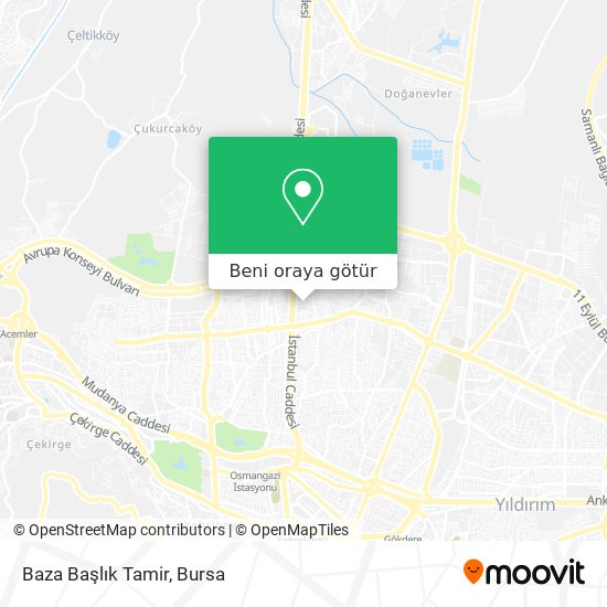 Baza Başlık Tamir harita