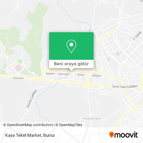 Kaya Tekel Market harita