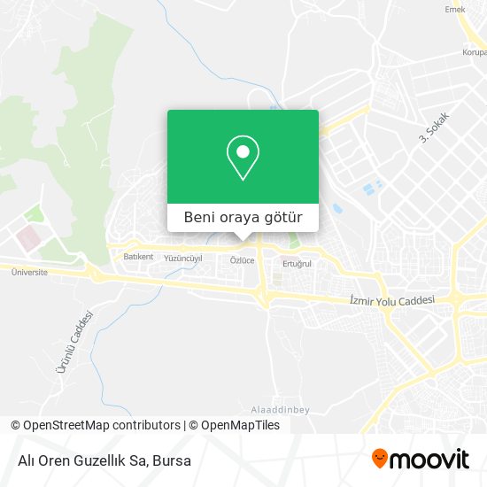 Alı Oren Guzellık Sa harita
