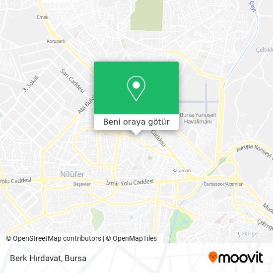 Berk Hırdavat harita