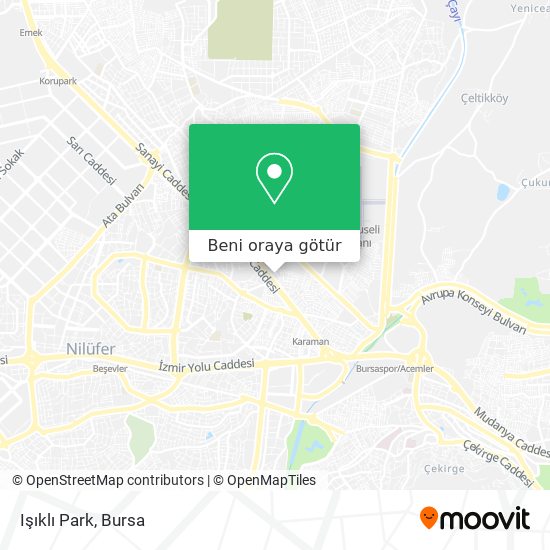 Işıklı Park harita