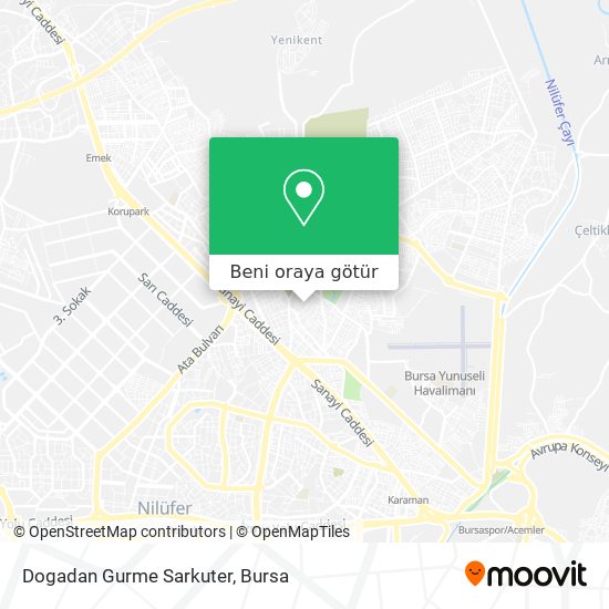 Dogadan Gurme Sarkuter harita