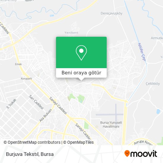 Burjuva Tekstıl harita