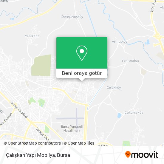 Çalışkan Yapı Mobilya harita