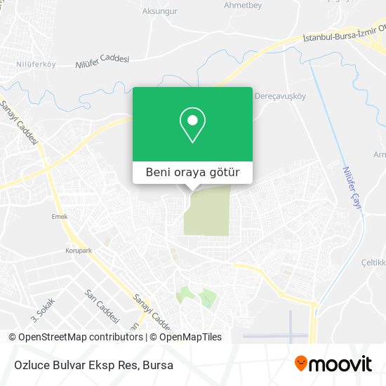 Ozluce Bulvar Eksp Res harita
