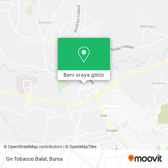 Gn Tobacco Balat harita