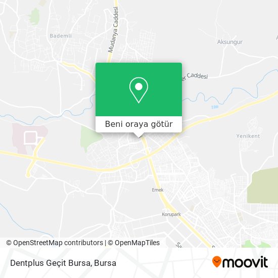 Dentplus Geçit Bursa harita