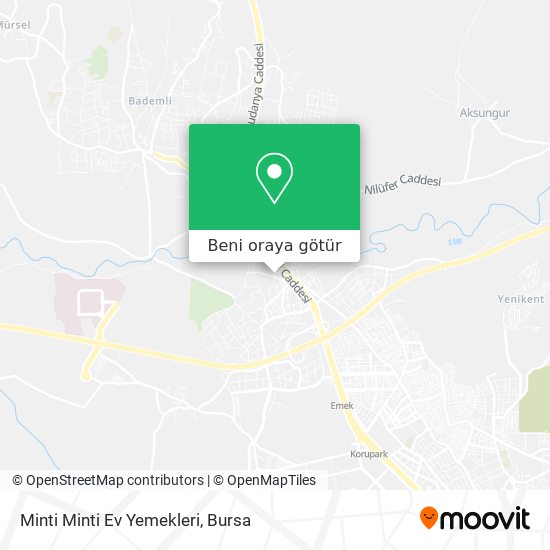 Minti Minti Ev Yemekleri harita