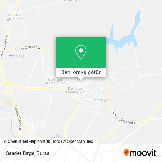 Saadet Bırge harita