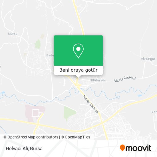Helvacı Alı harita