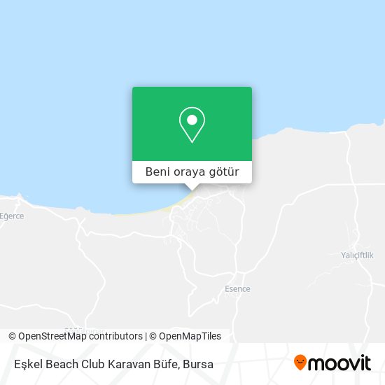 Eşkel Beach Club Karavan Büfe harita