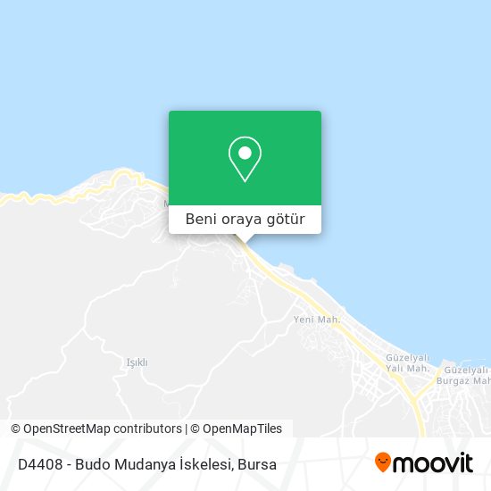 D4408 - Budo Mudanya İskelesi harita