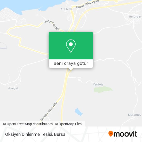 Oksiyen Dinlenme Tesisi harita