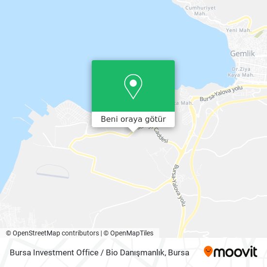 Bursa Investment Office / Bio Danışmanlık harita
