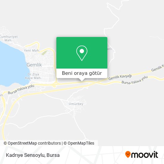 Kadrıye Sensoylu harita