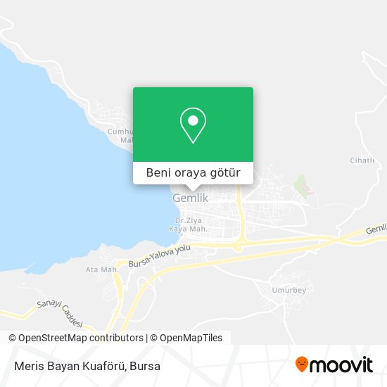 Meris Bayan Kuaförü harita