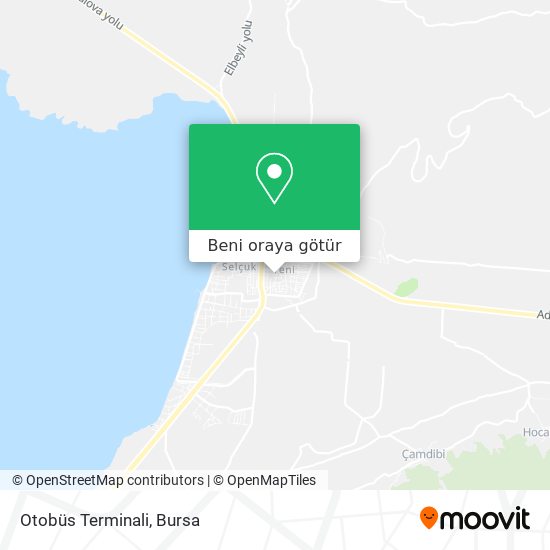 Otobüs Terminali harita