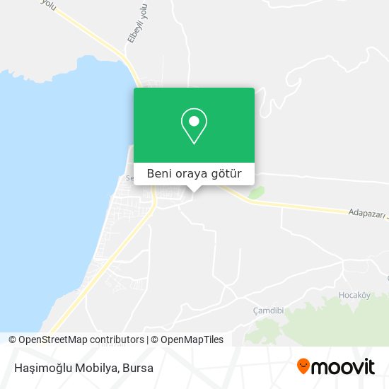 Haşimoğlu Mobilya harita