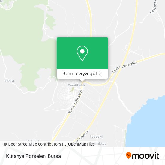 Kütahya Porselen harita
