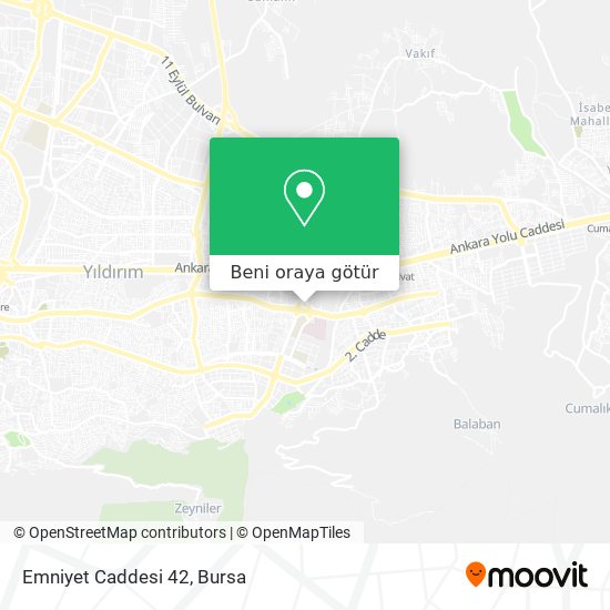 Emniyet Caddesi 42 harita
