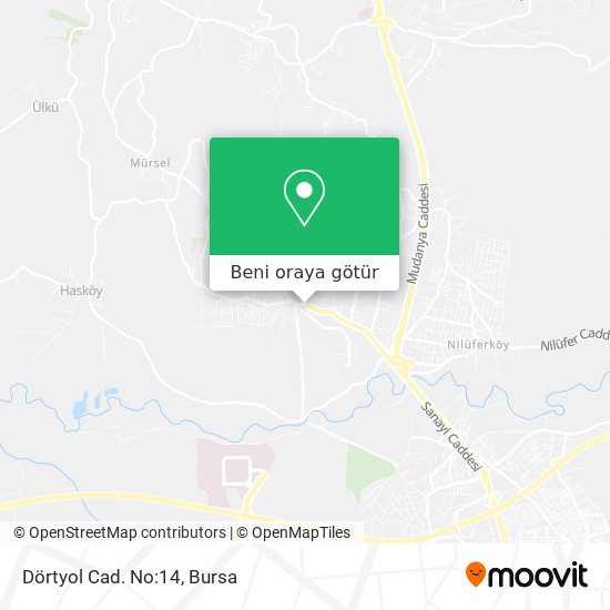 Dörtyol Cad. No:14 harita