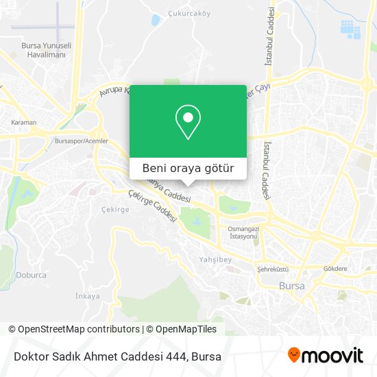 Doktor Sadık Ahmet Caddesi 444 harita